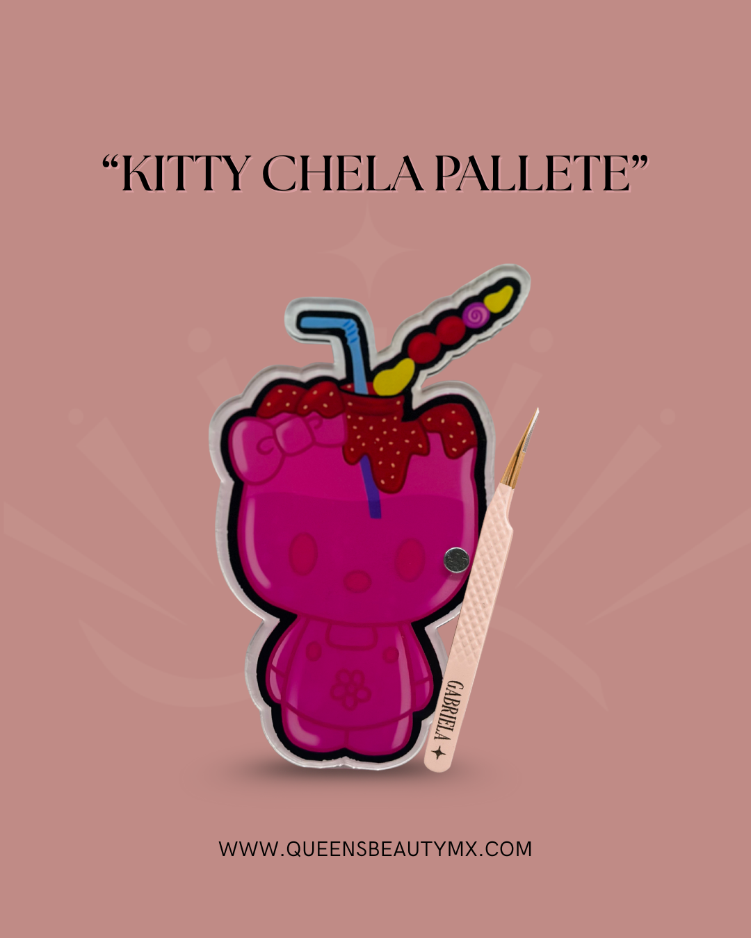 Paleta de arilico para tiras de pestañas