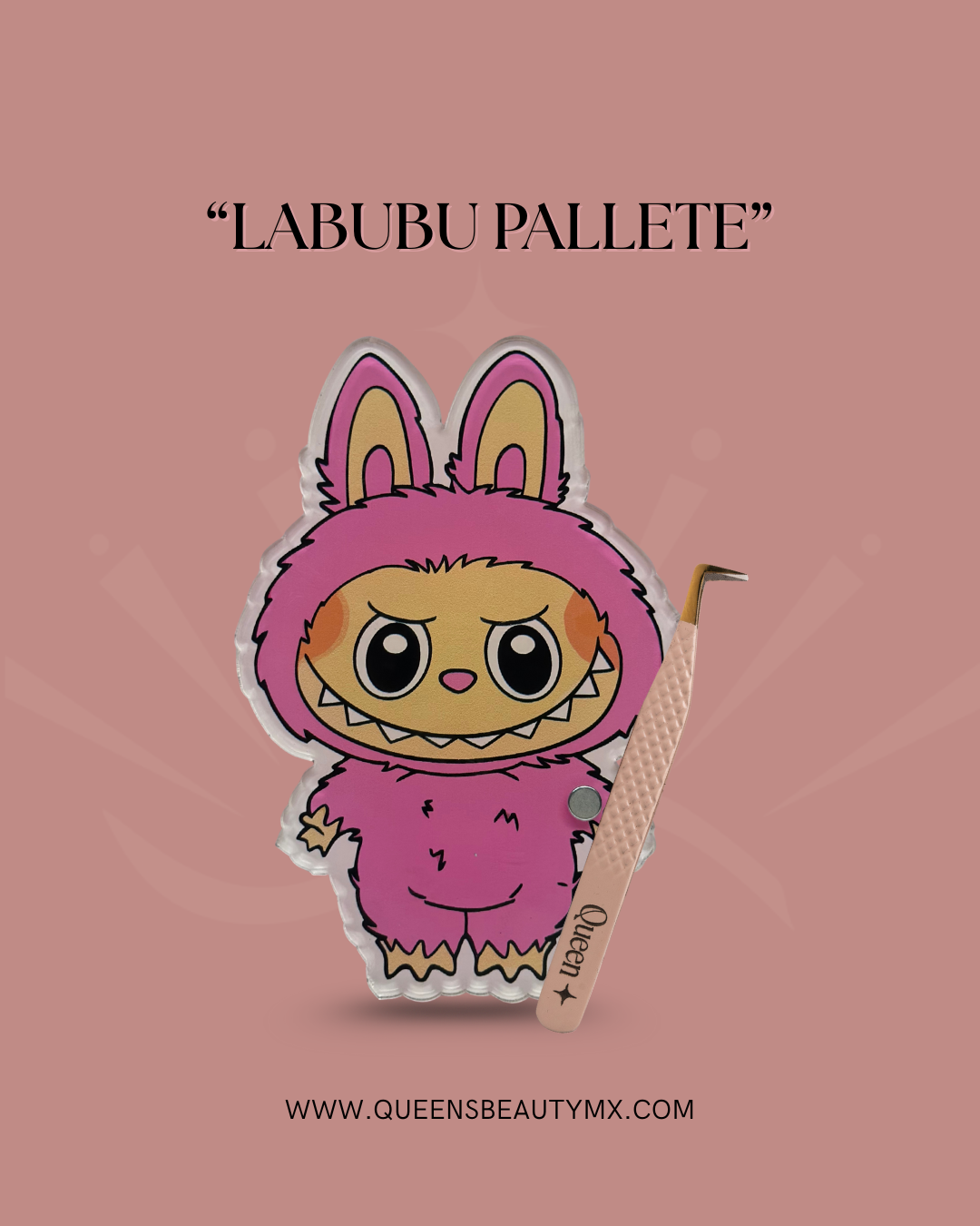 Paleta de arilico para tiras de pestañas