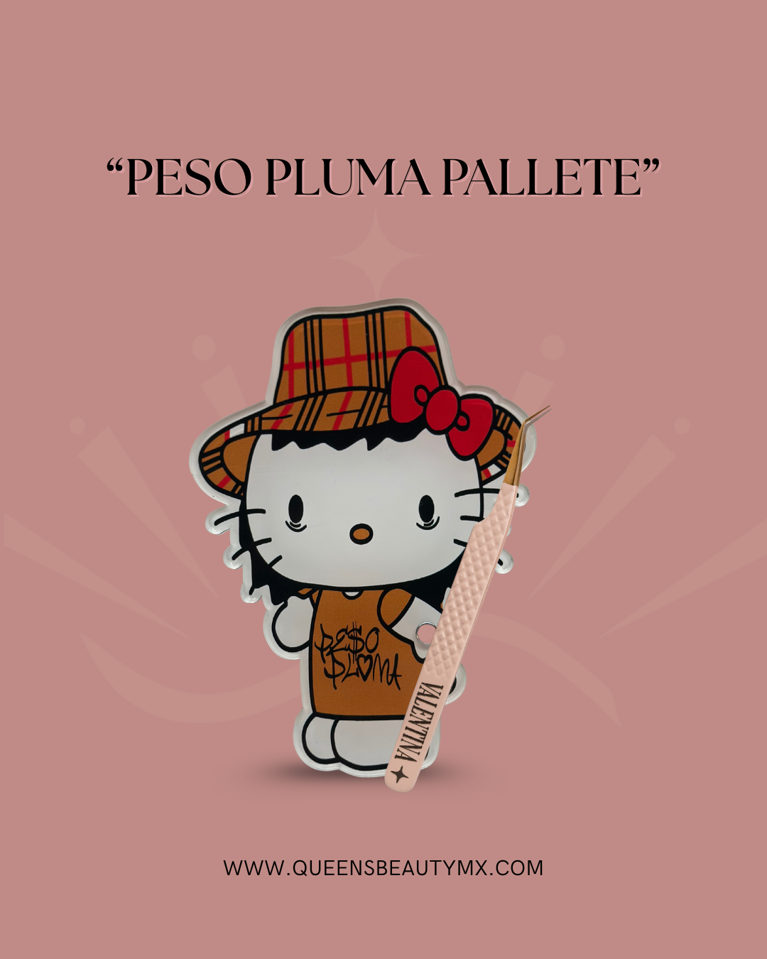 Paleta de arilico para tiras de pestañas